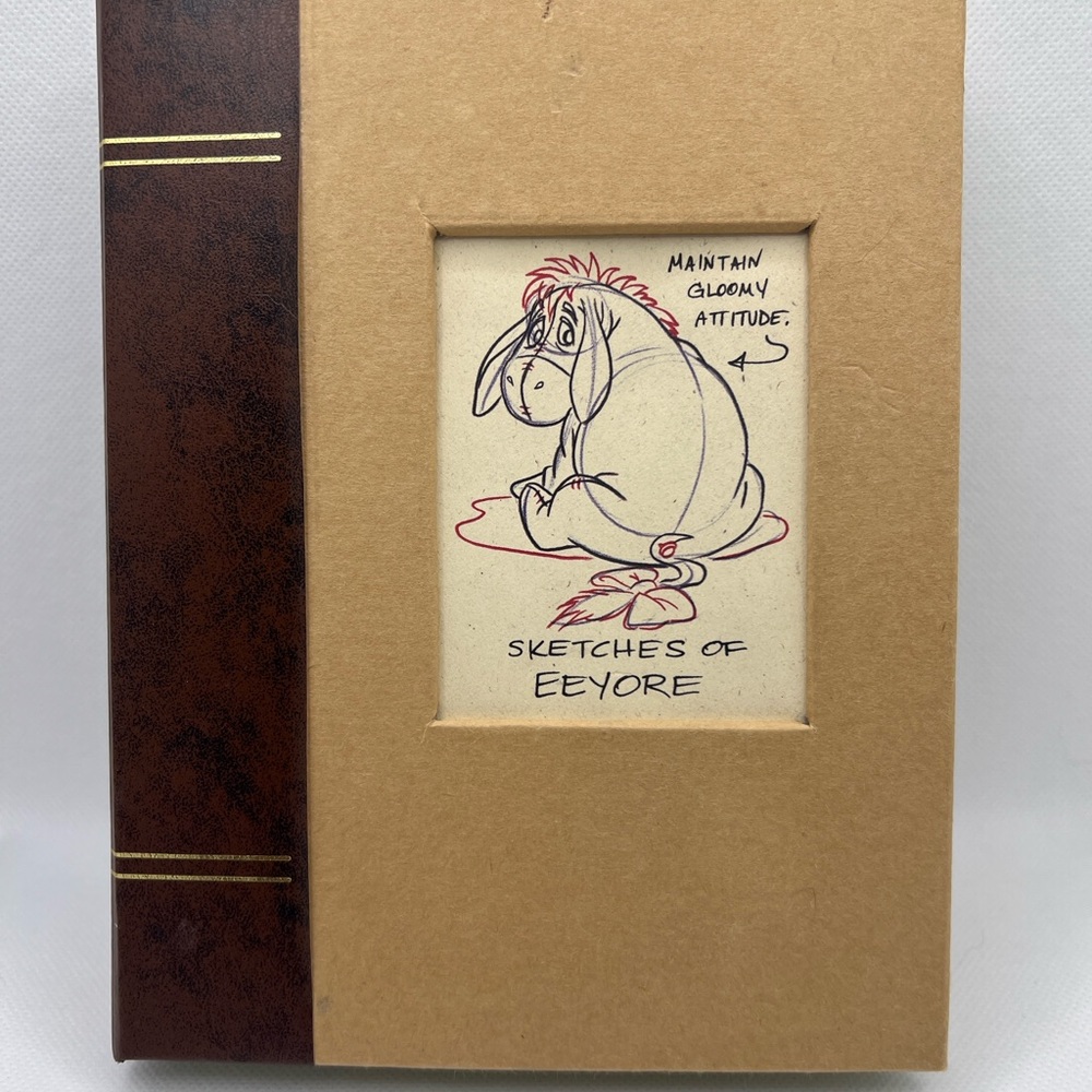 Vintage Limited Edition Disney Sketches of Eeyore Watch. Brand New Storybook